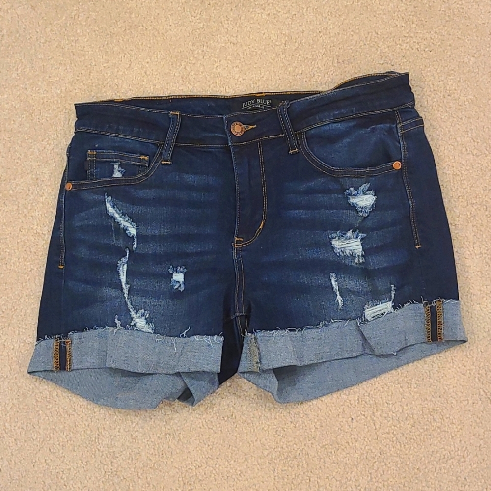 Judy Blue Denim Shorts Size Large